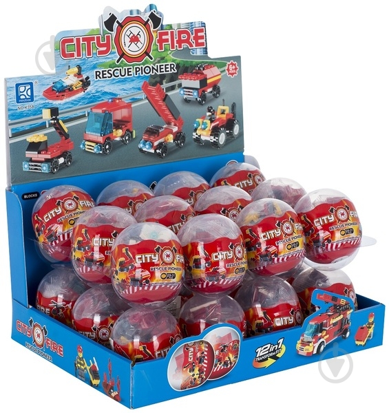 Конструктор MINDBOX в яйці серії CITY FIRE в асортименті K35A - фото 2