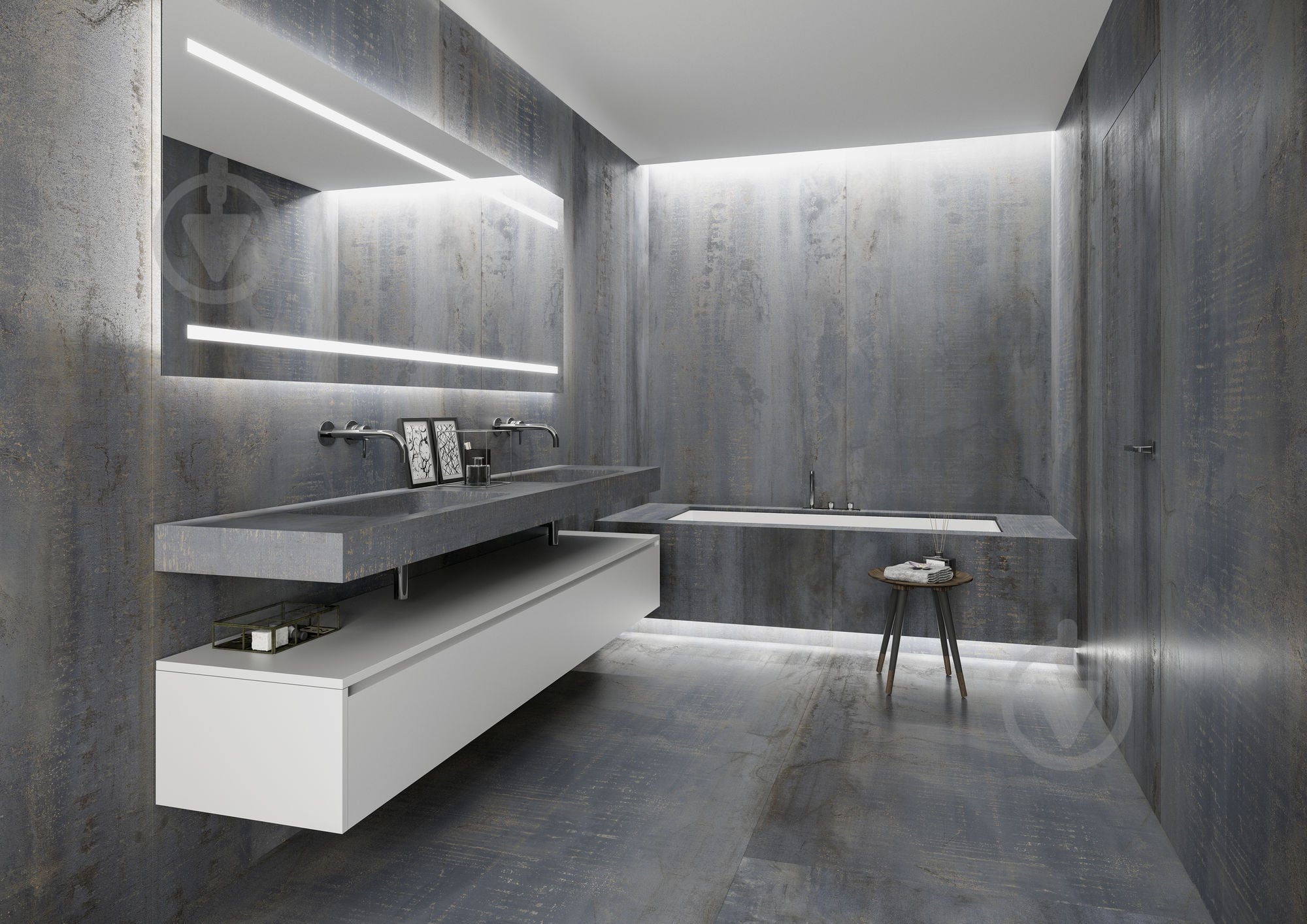 Плитка Cifre Metal Silver Mate 120x260 - фото 19