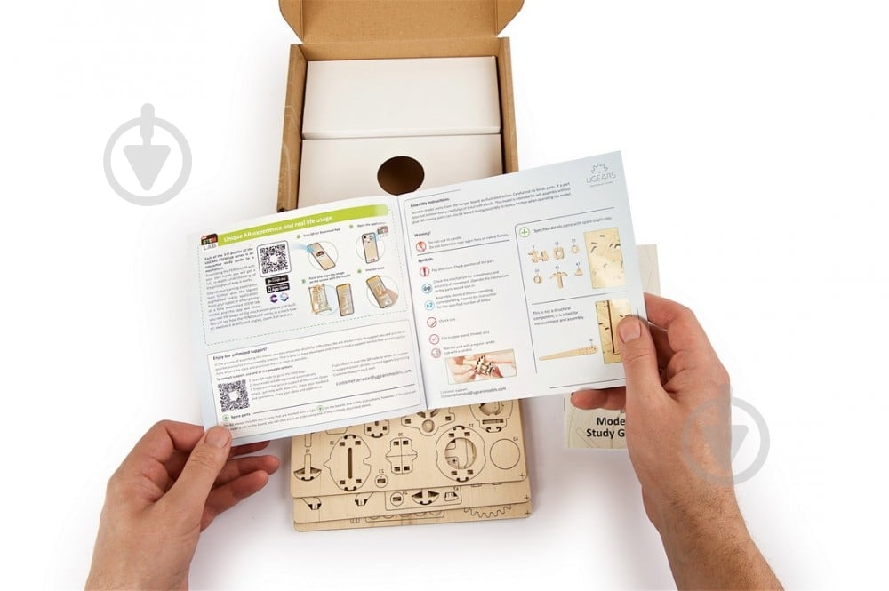 Деревянный 3D-конструктор UGEARS Маятник - фото 13 Деревянный 3D-конструктор UGEARS Маятник - фото 13