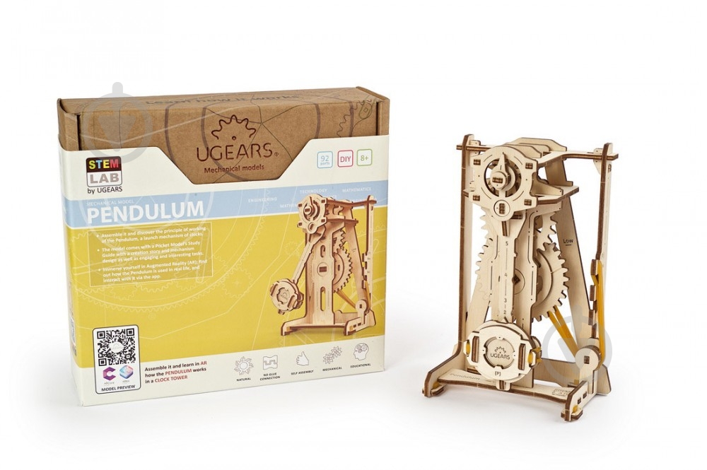 Деревянный 3D-конструктор UGEARS Маятник - фото 2 Деревянный 3D-конструктор UGEARS Маятник - фото 2
