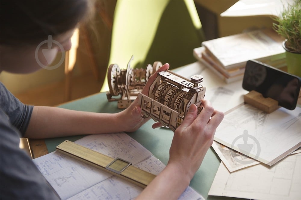 Деревянный 3D-конструктор UGEARS Счетчик - фото 10