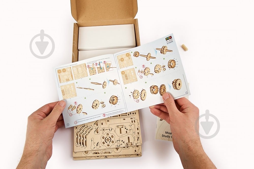 Деревянный 3D-конструктор UGEARS Счетчик - фото 23