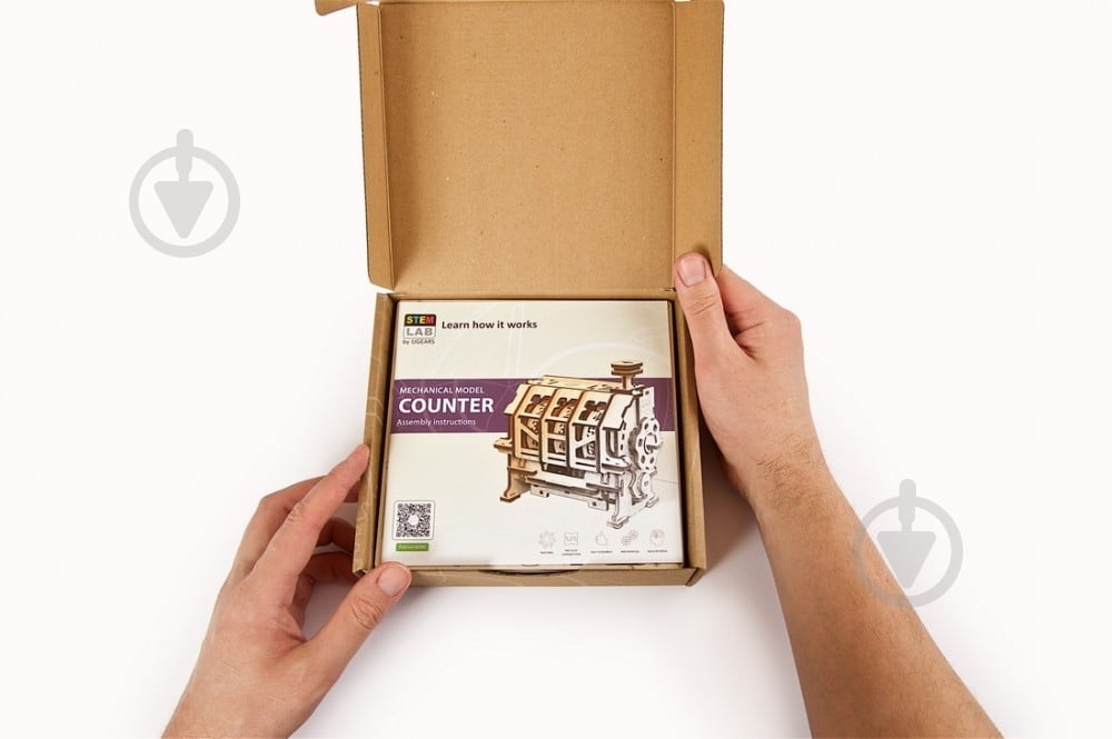 Деревянный 3D-конструктор UGEARS Счетчик - фото 19