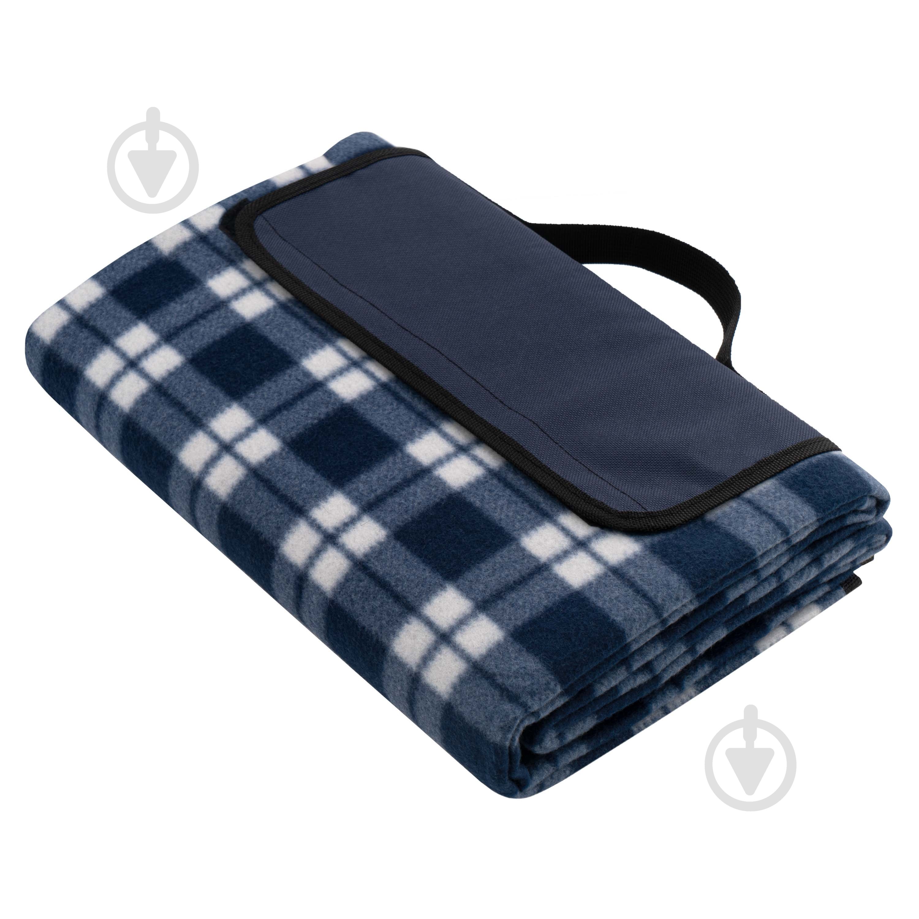 Плед Picnic клетка 130x170 см синий Ardesto - фото 4