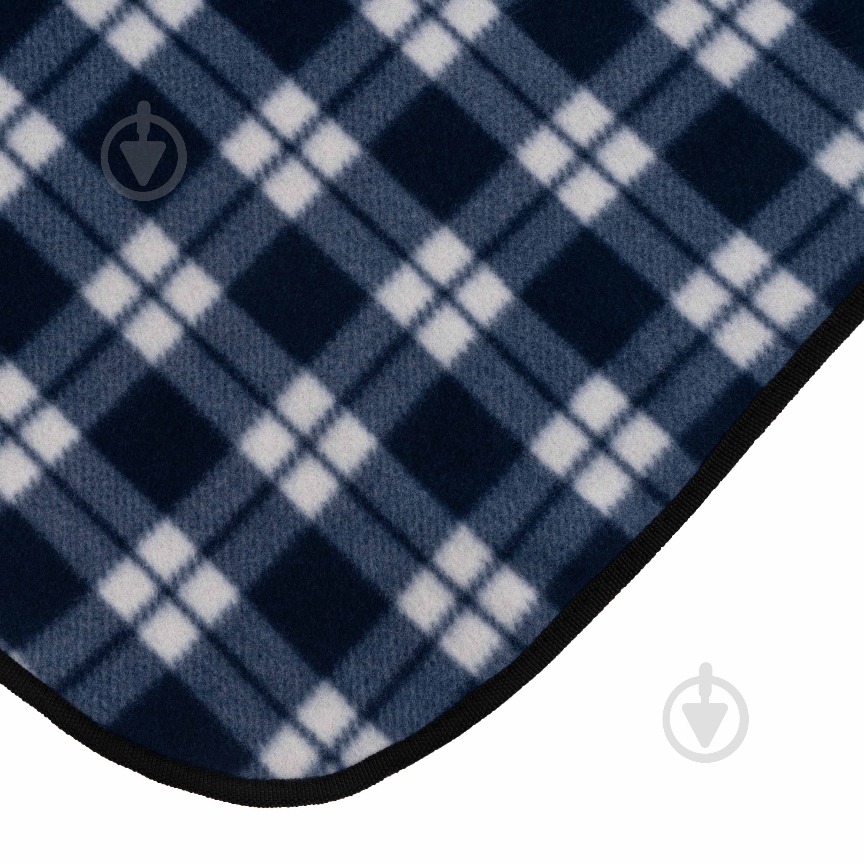 Плед Picnic клетка 130x170 см синий Ardesto - фото 3