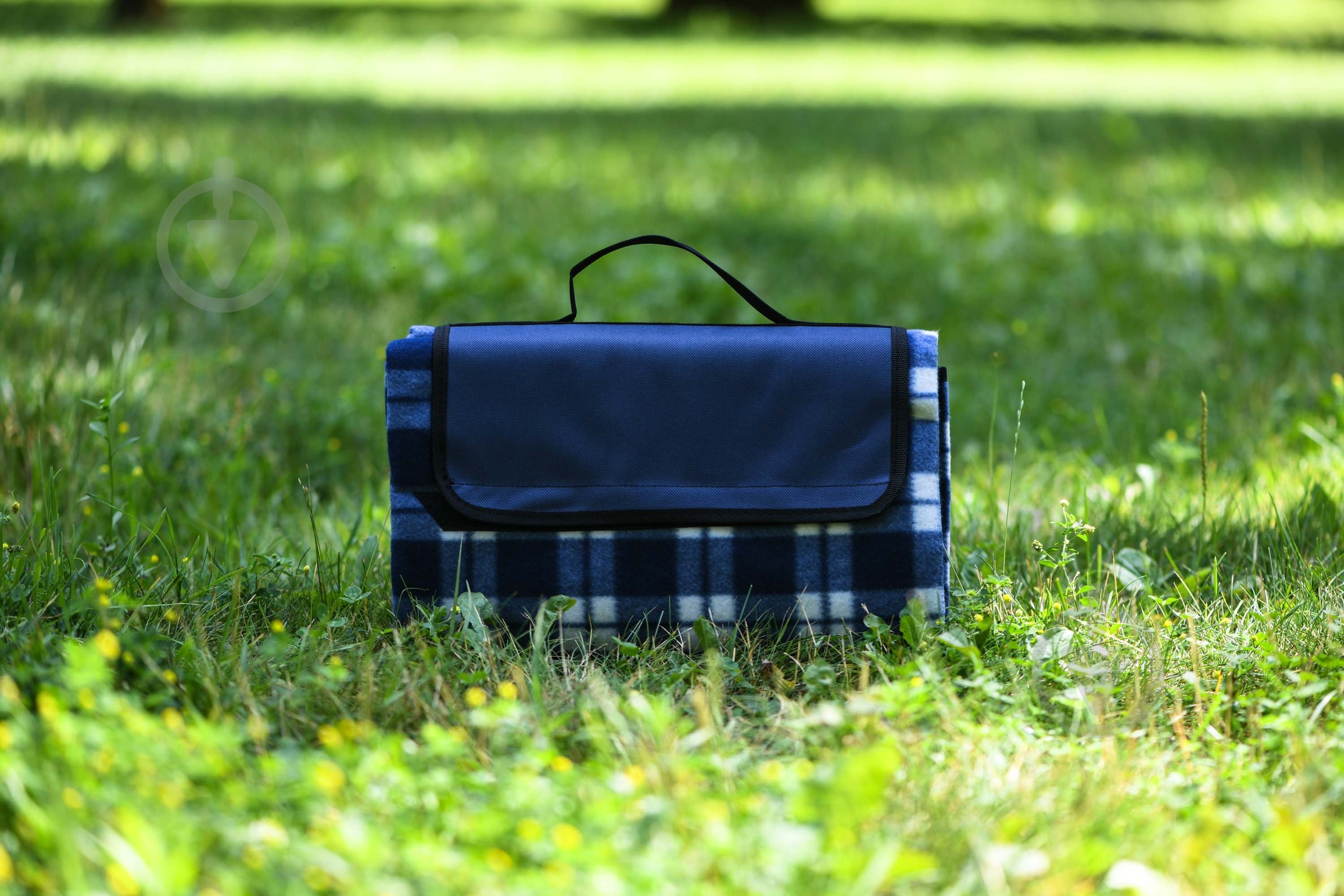 Плед Picnic клетка 130x170 см синий Ardesto - фото 12