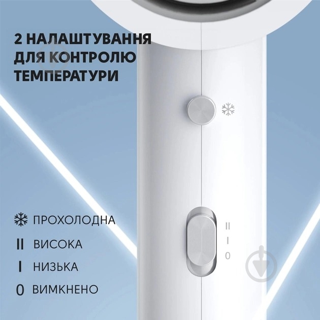 Фен ENCHEN Hair dryer AIR 5 White EU - фото 6 Фен ENCHEN Hair dryer AIR 5 White EU - фото 6