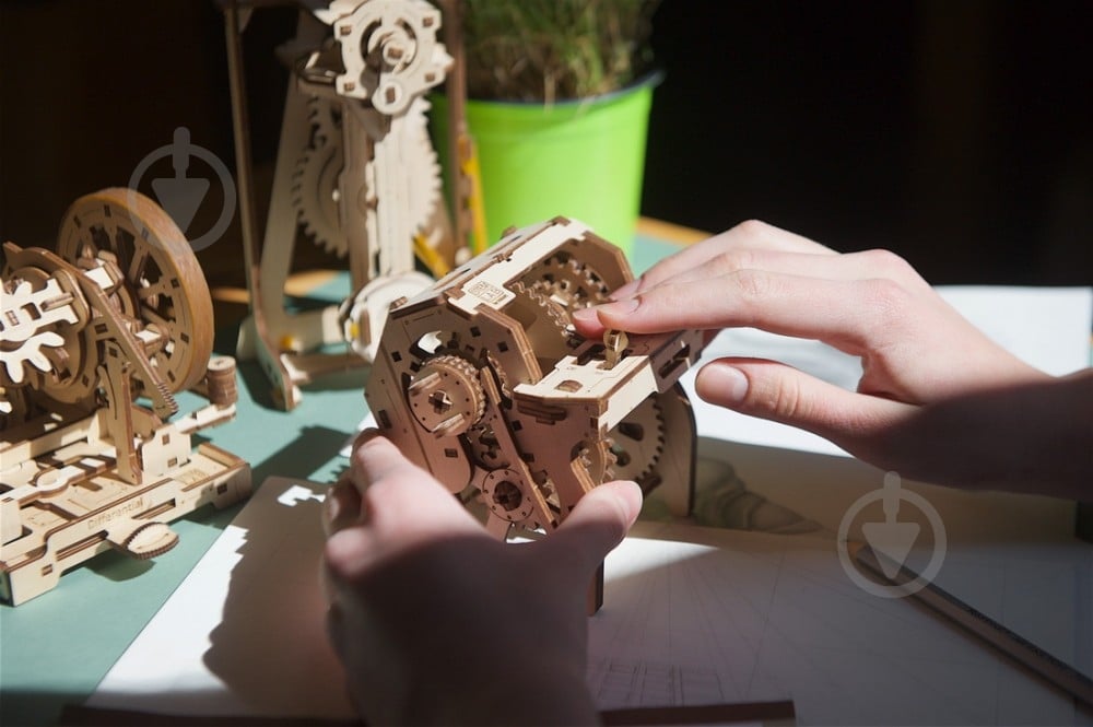 Деревянный 3D-конструктор UGEARS Коробка передач - фото 9 Деревянный 3D-конструктор UGEARS Коробка передач - фото 9
