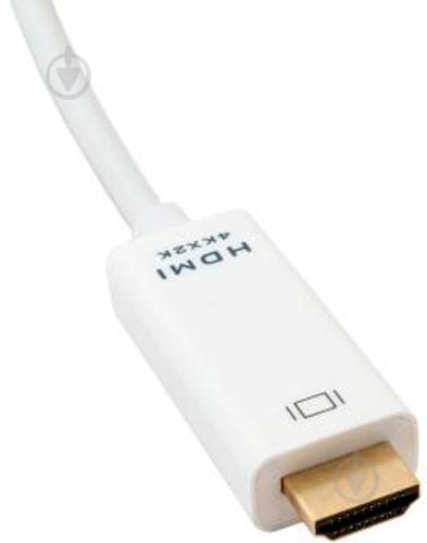 Кабель EXTRADIGITAL DisplayPort 1.2 - HDMI 2 м white (KBD1669) - фото 3