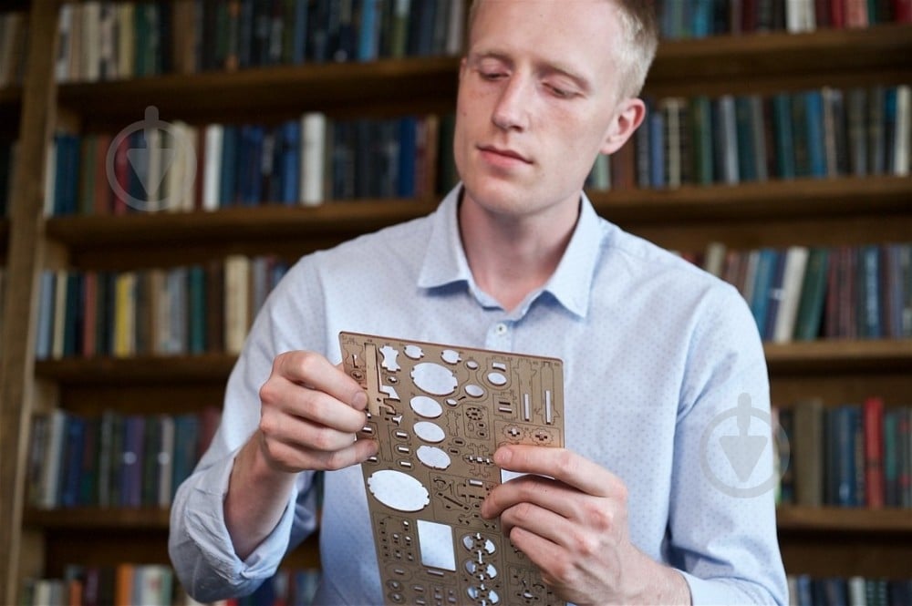 Дерев'яний 3D-конструктор UGEARS Науково-дослідне судно - фото 25