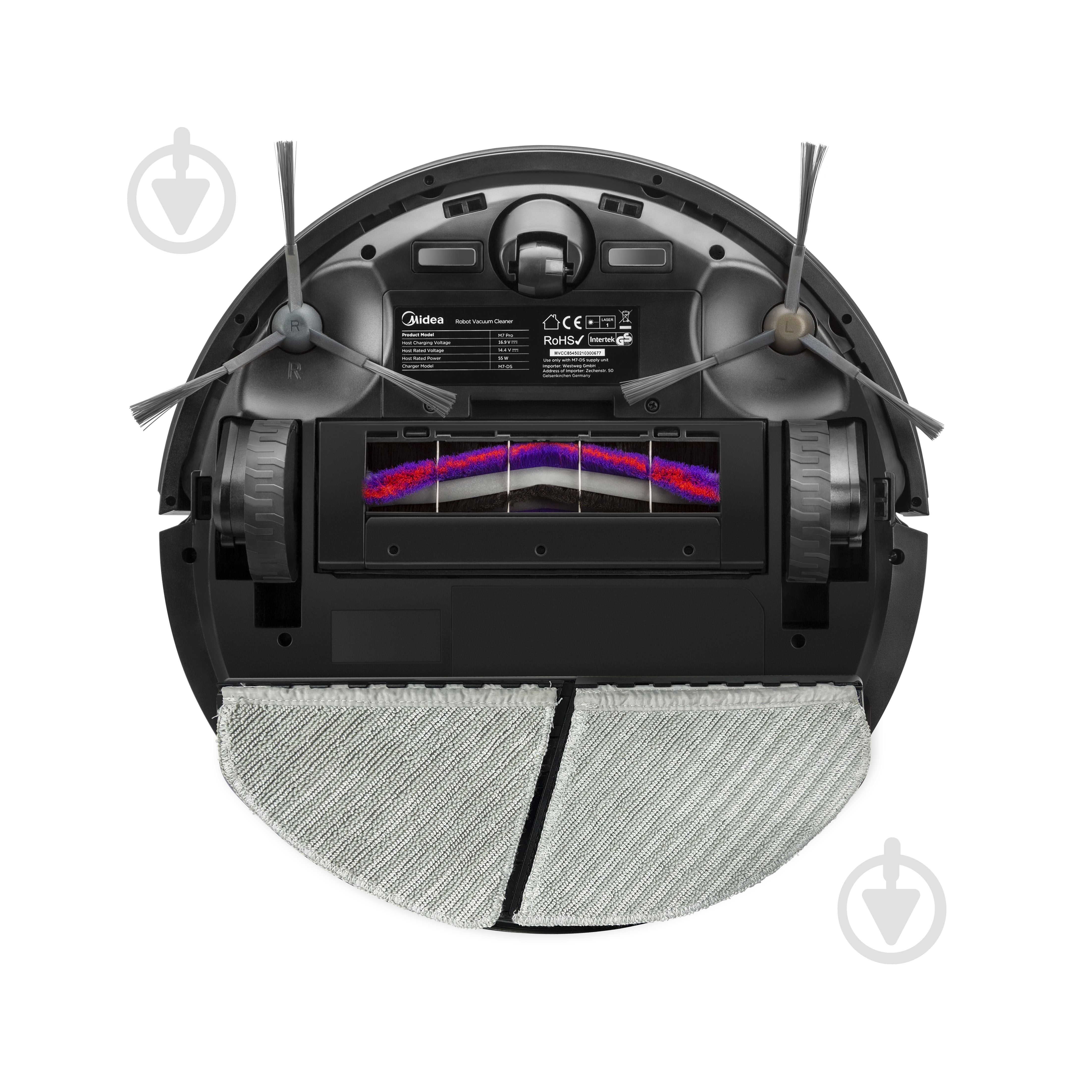 Робот-пылесос моющий Midea M7 pro black - фото 12