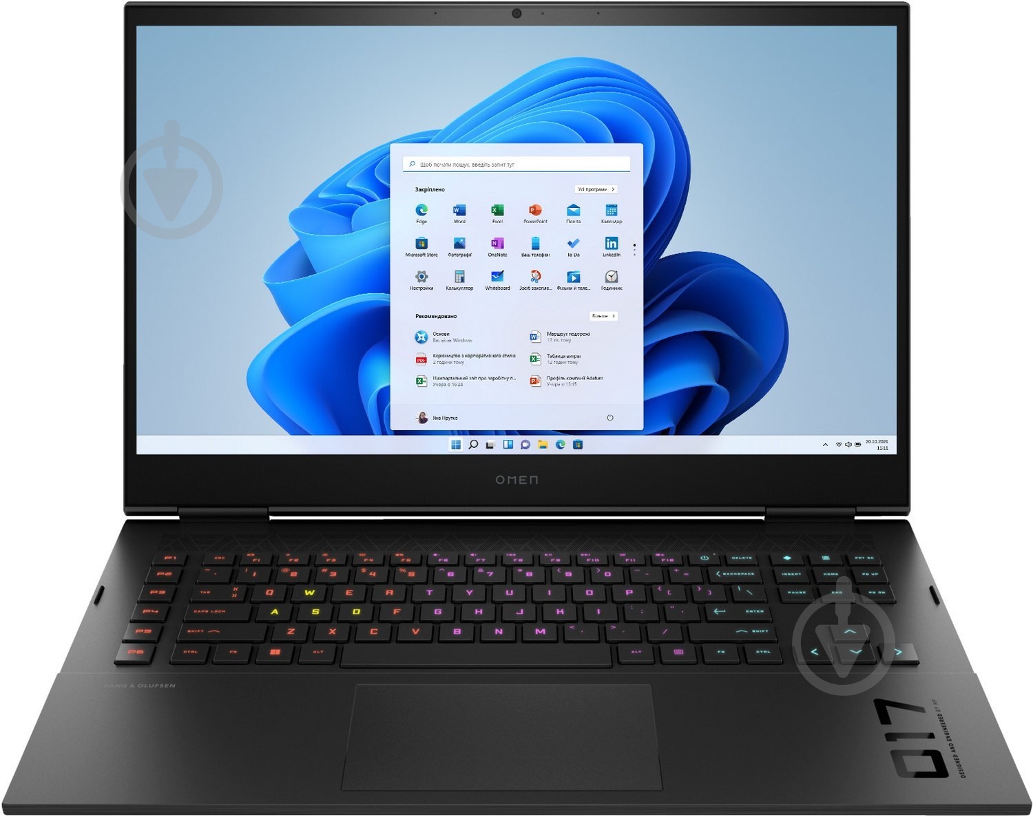 Ноутбук HP Omen 17-ck2001ua 17,3" (827S8EA) shadow black - фото 1