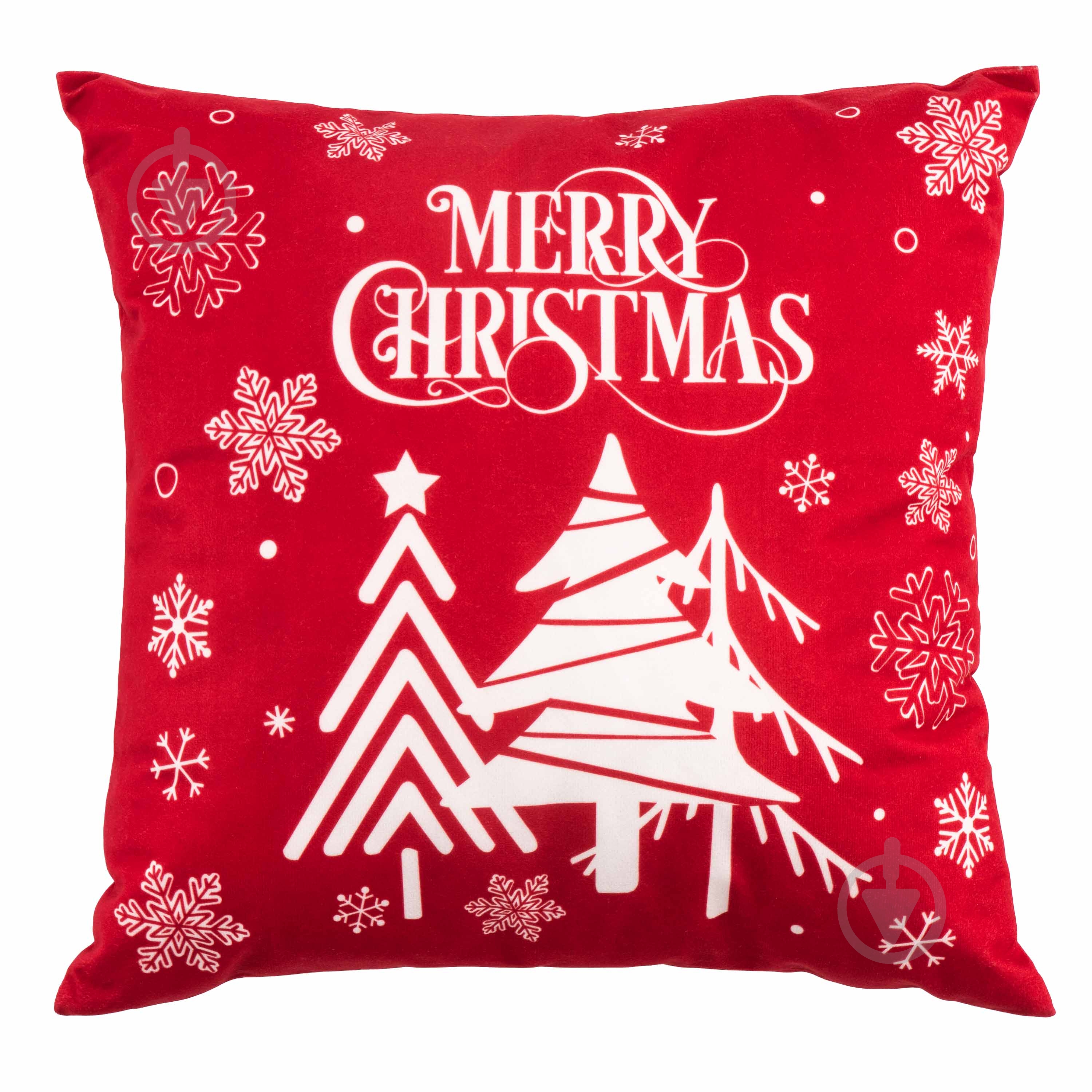 Подушка декоративная Christmas 45x45 см красный Ardesto - фото 1 Подушка декоративная Christmas 45x45 см красный Ardesto - фото 1