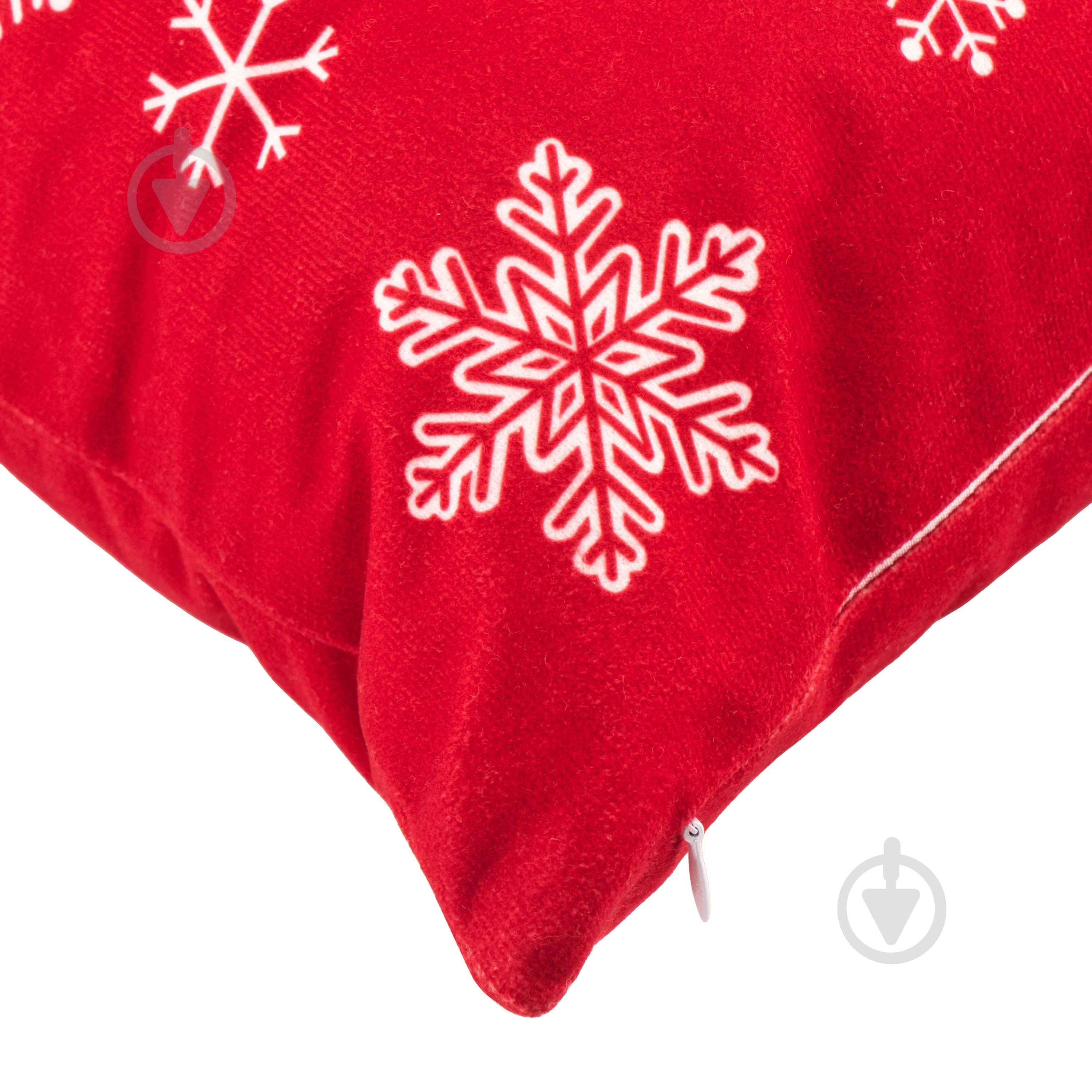 Подушка декоративная Christmas 45x45 см красный Ardesto - фото 2 Подушка декоративная Christmas 45x45 см красный Ardesto - фото 2