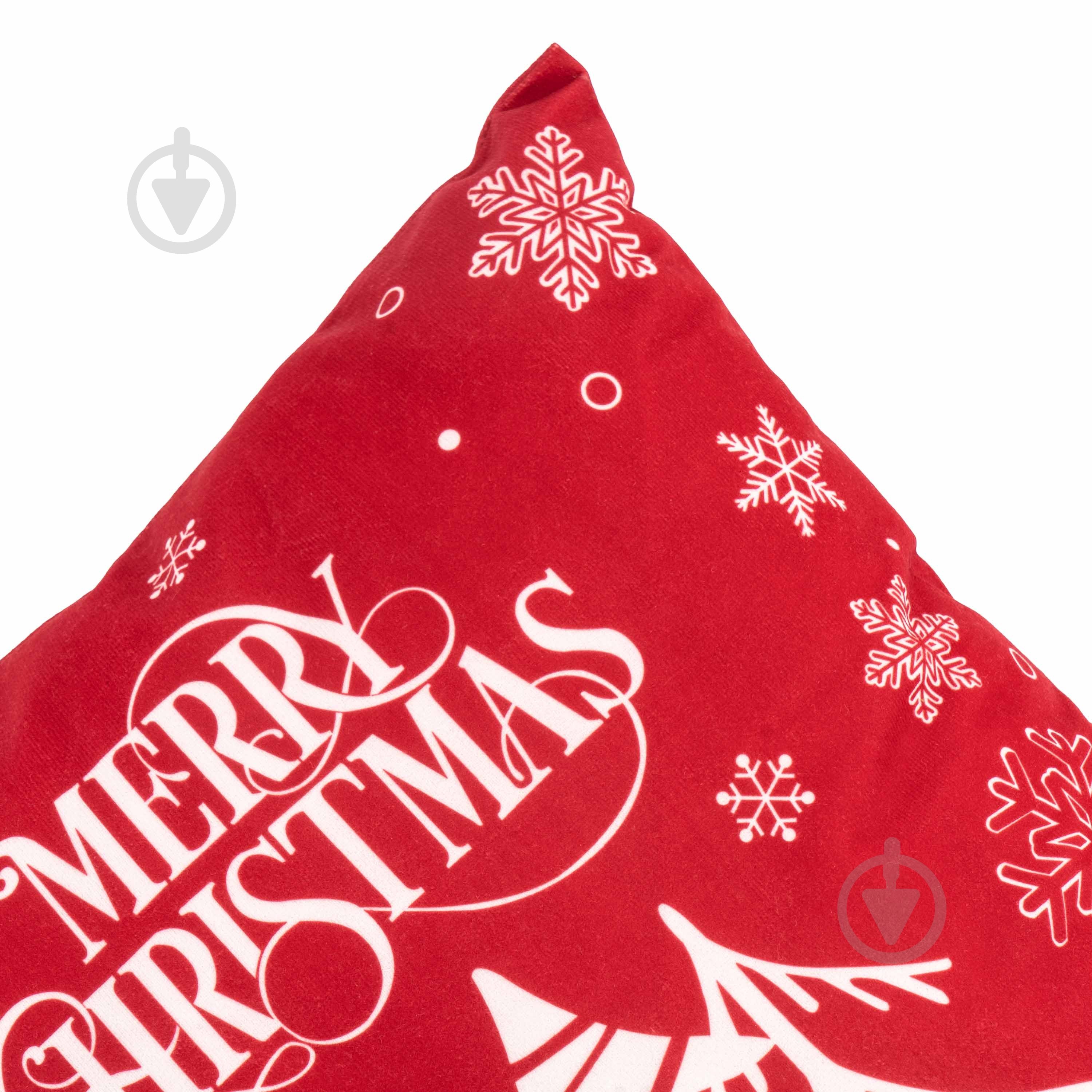 Подушка декоративная Christmas 45x45 см красный Ardesto - фото 3 Подушка декоративная Christmas 45x45 см красный Ardesto - фото 3