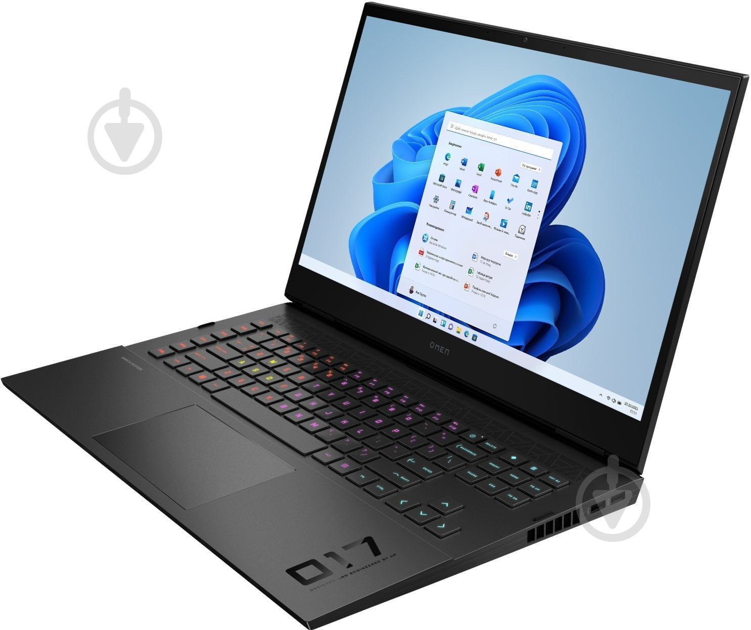 Ноутбук HP Omen 17-ck2009ua 17,3" (825H8EA) shadow black - фото 3
