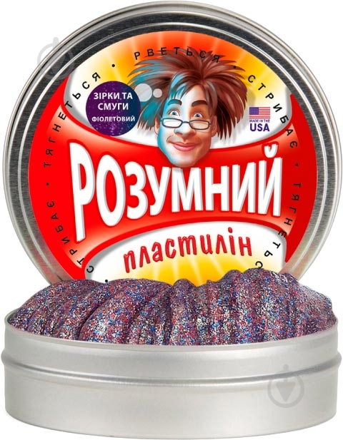 Пластилін Thinking Putty розумний Зірки і смуги - фото 1