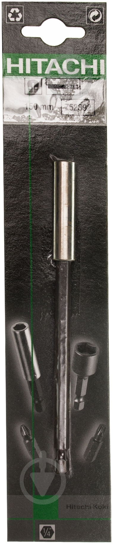 Держатель бит Hitachi 752392 магнитный 150 мм кольцо 1 шт. 1 шт. 752392 - фото 4