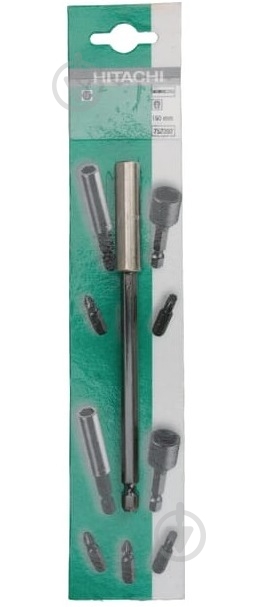Держатель бит Hitachi 752392 магнитный 150 мм кольцо 1 шт. 1 шт. 752392 - фото 2