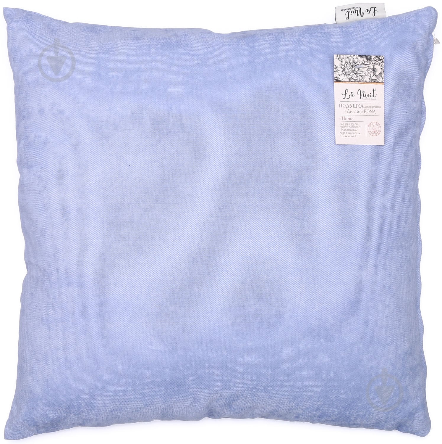Подушка декоративная Bona 45x45 см голубой La Nuit - фото 1