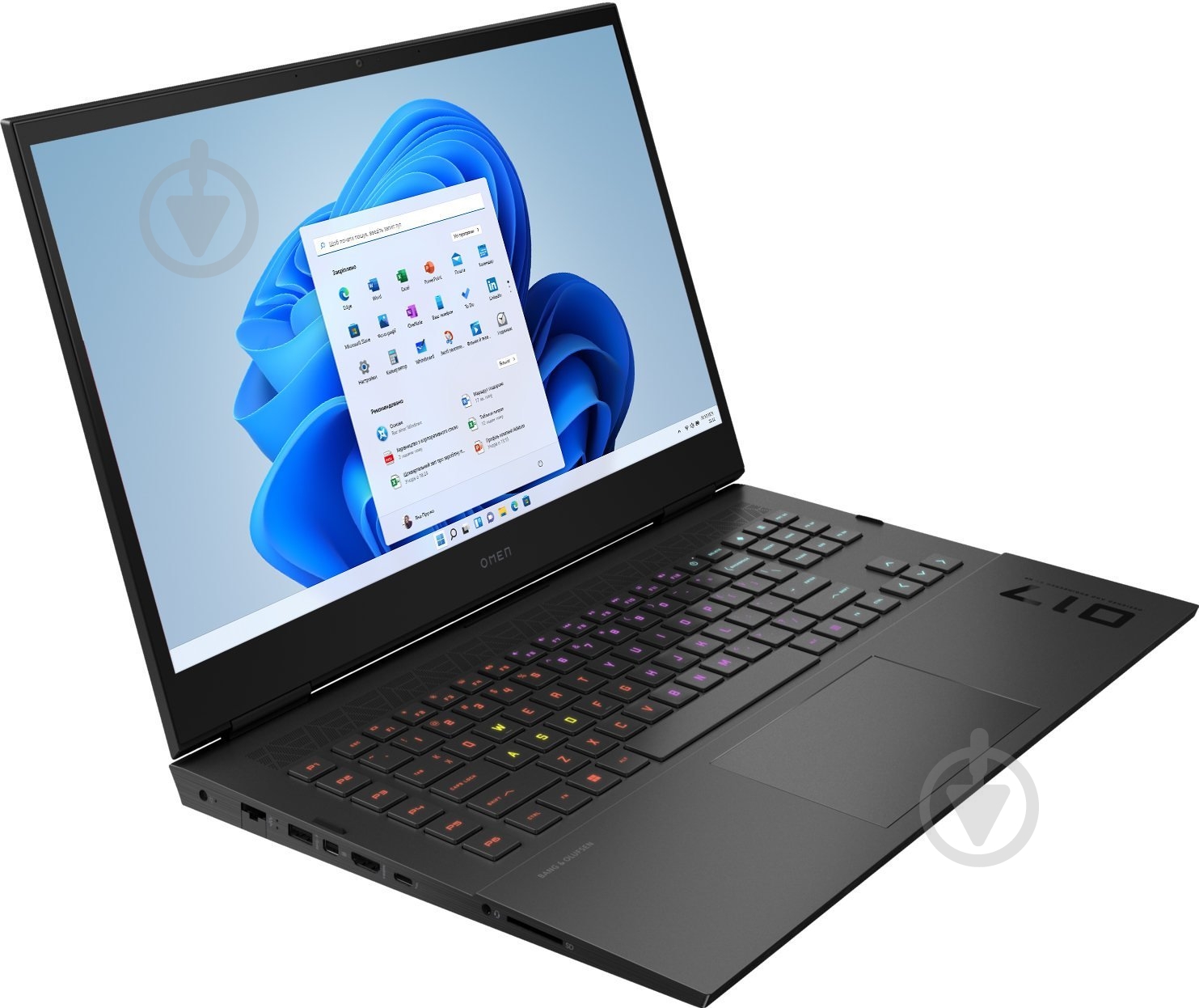 Ноутбук HP Omen 17-cm2003ua 17,3" (826V8EA) shadow black - фото 2