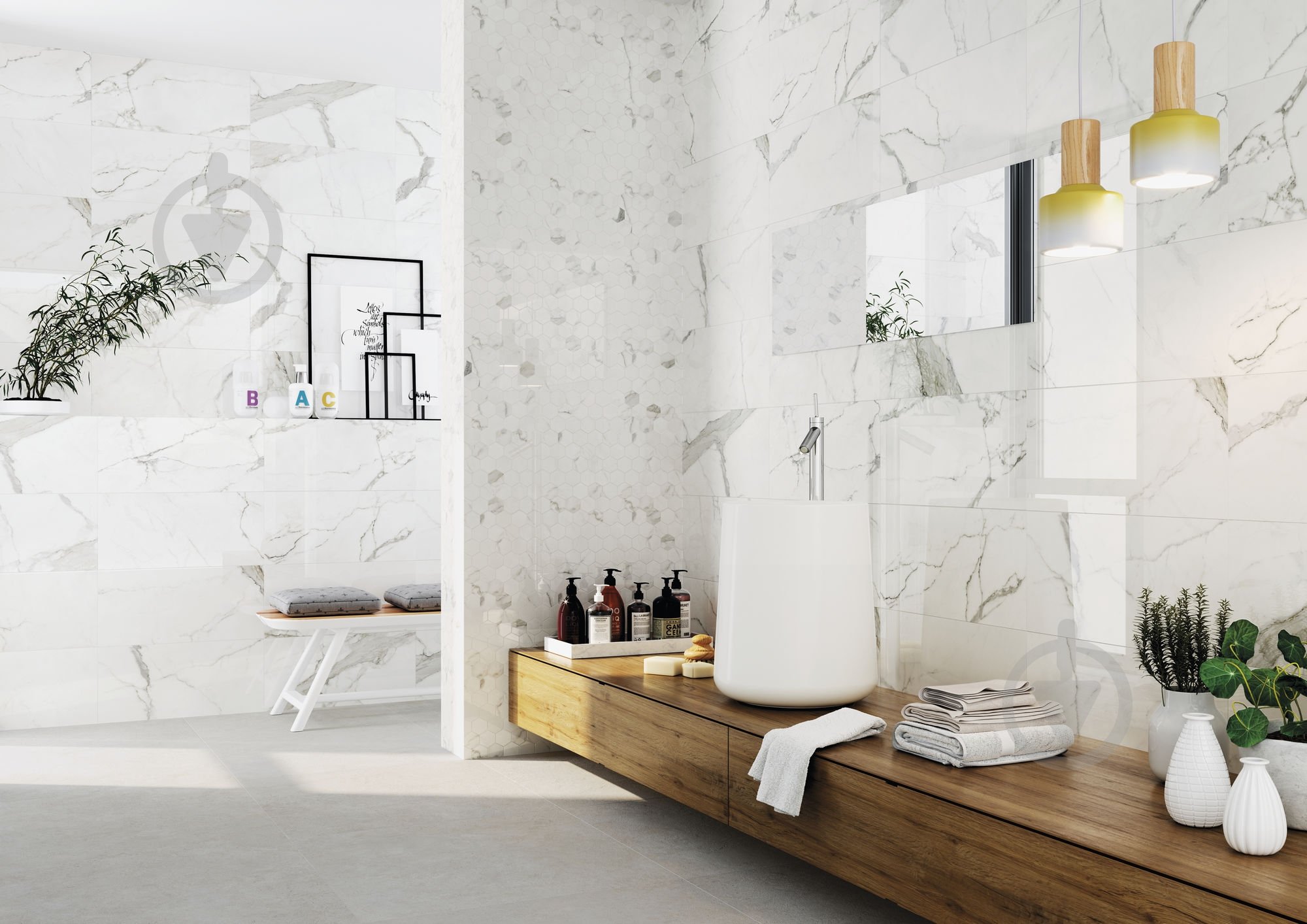 Плитка Cifre Statuario Mat 120х120 - фото 11