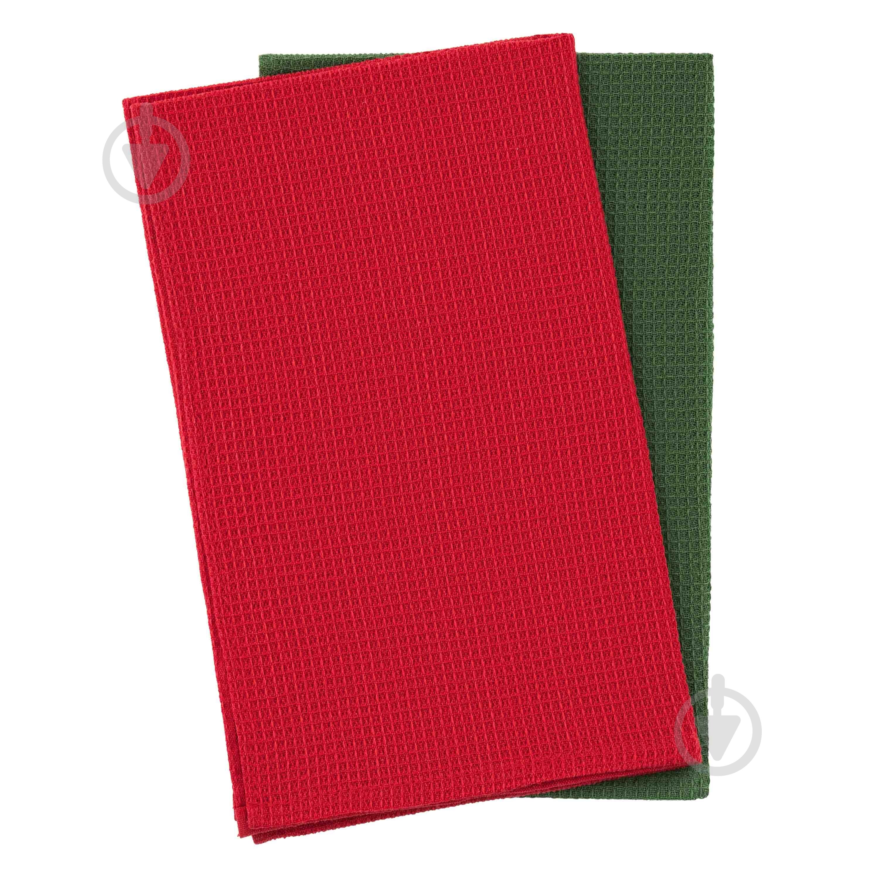 Набір рушників подарунковий в мішечку Christmas Deer 38x63 см Ardesto червоний - фото 6