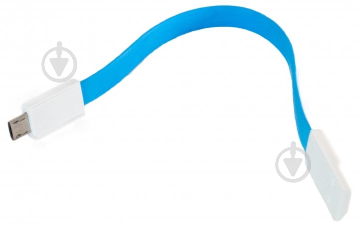 Кабель EXTRADIGITAL Micro USB to USB - брелок 0,18 м Blue (KBU1785) - фото 3