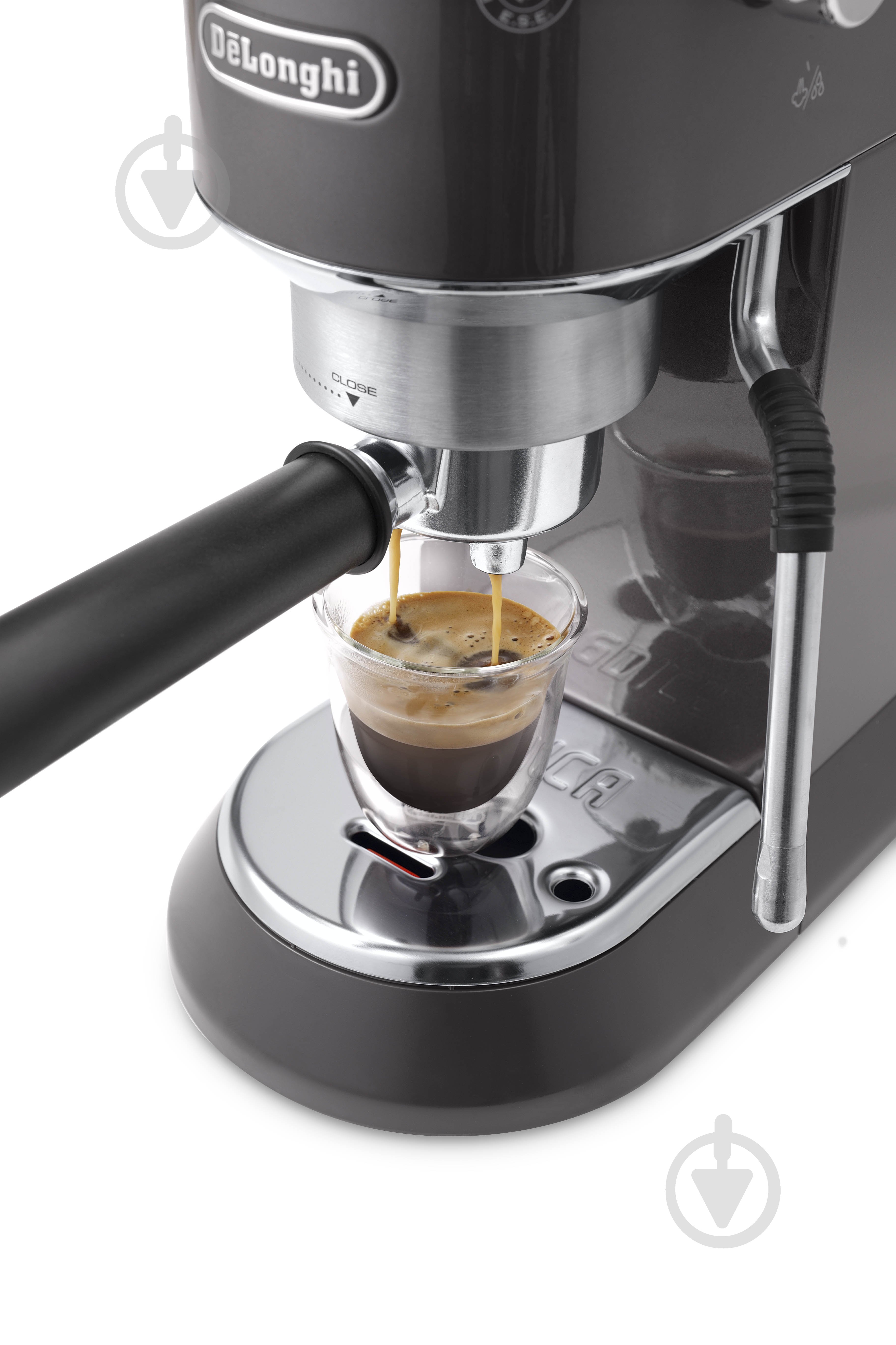 Кавоварка ріжкова Delonghi Dedica Arte EC885.GY - фото 7