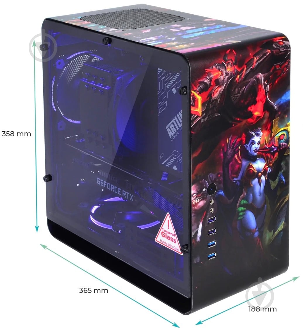 Компьютер Artline Overlord DRAGON (DRAGONv94DH) black - фото 11 Компьютер Artline Overlord DRAGON (DRAGONv94DH) black - фото 11