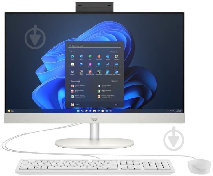 Моноблок HP 240-G10 23,8" (8T2Z6ES) white - фото 1