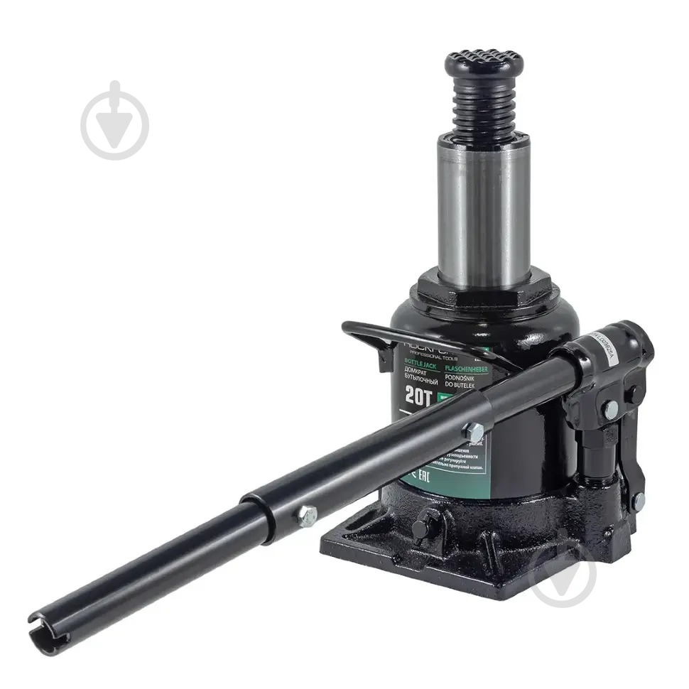 Домкрат ROCKFORCE (168-277мм) бутылочный низкопрофильный 20 т - фото 2 Домкрат ROCKFORCE (168-277мм) бутылочный низкопрофильный 20 т - фото 2