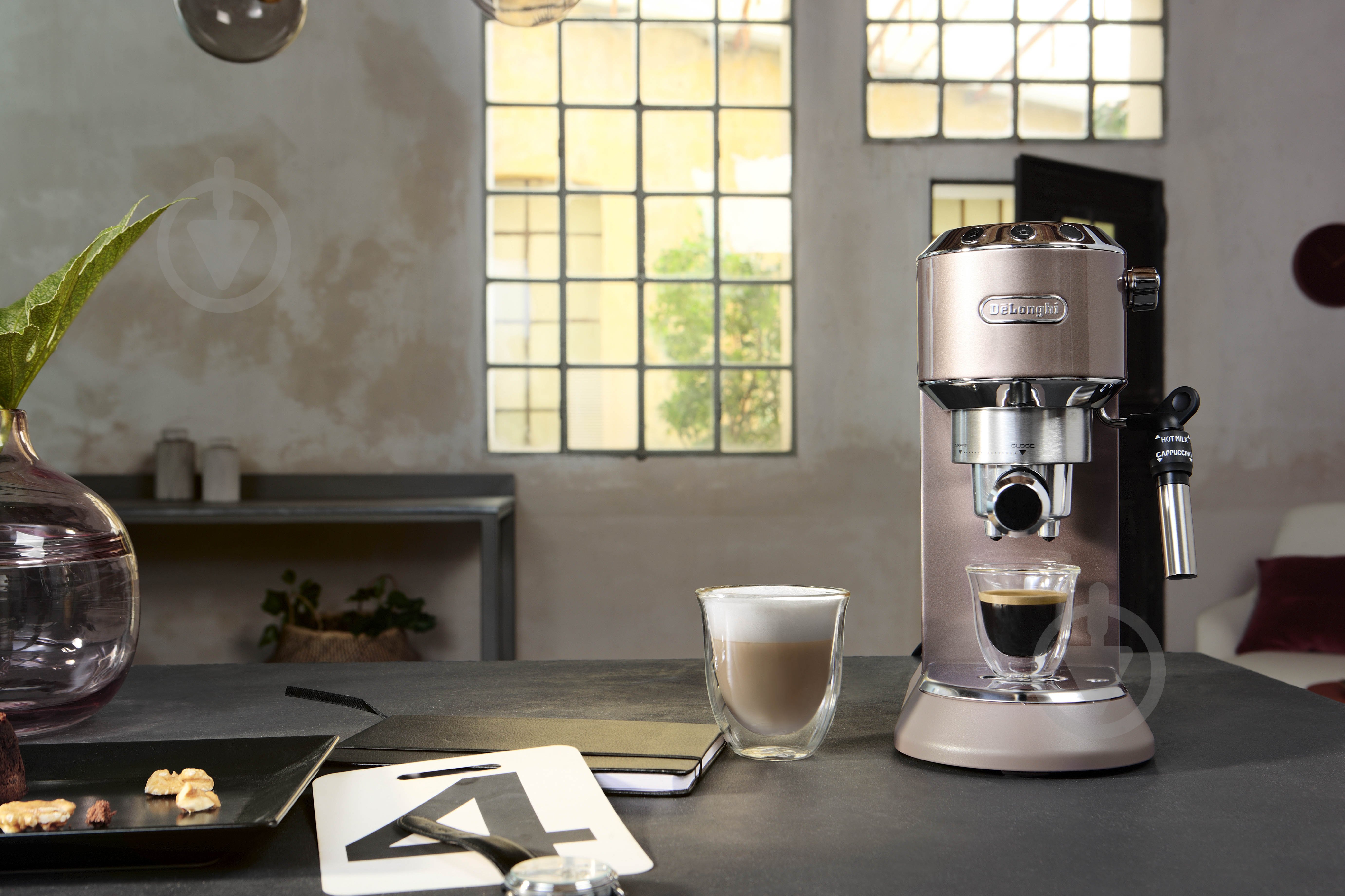 Кавоварка ріжкова Delonghi EC785.PK Dedica Metallics - фото 3