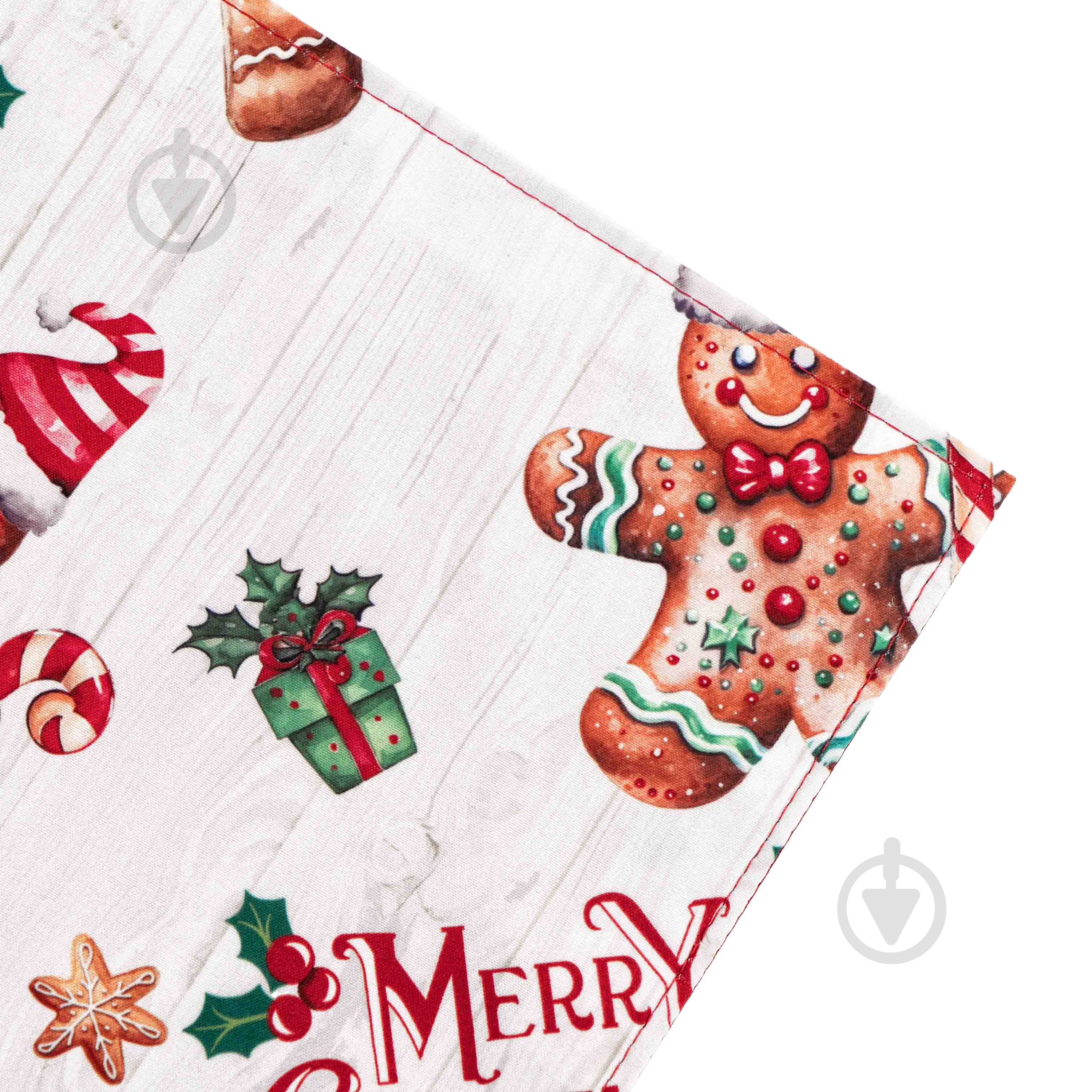 Ранер Christmas Gingerbread 33x137 см червоний ARDESTO - фото 4