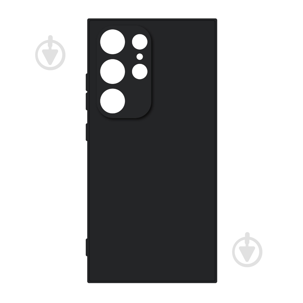 Чехол Intaleo SoftShell для Samsung Galaxy S24 Ultra черный - фото 1