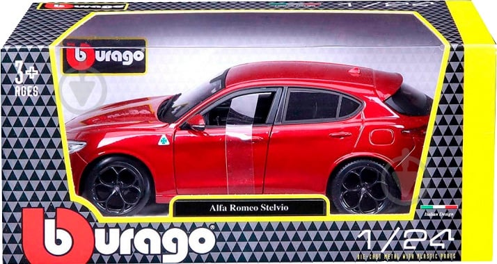 Автомобиль Bburago Alfa Romeo Stelvio 1:24 - фото 4