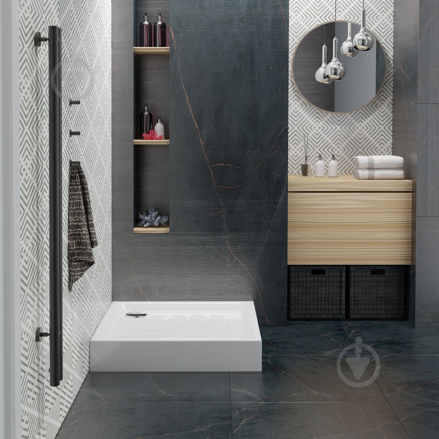 Поддон акриловый Rock 3707380S - фото 8 Поддон акриловый Rock 3707380S - фото 8