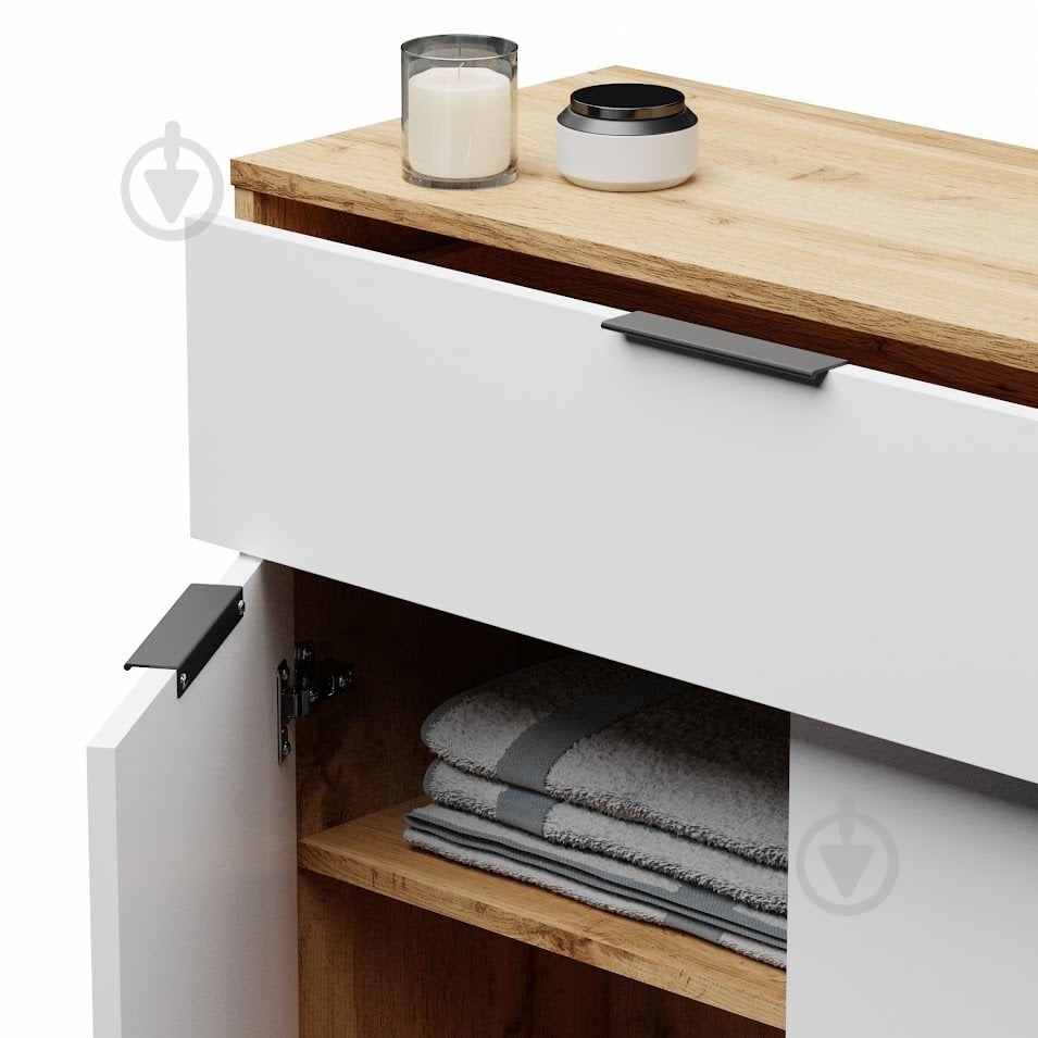 Комод SOKME Nitro дуб вотан /белый - фото 5