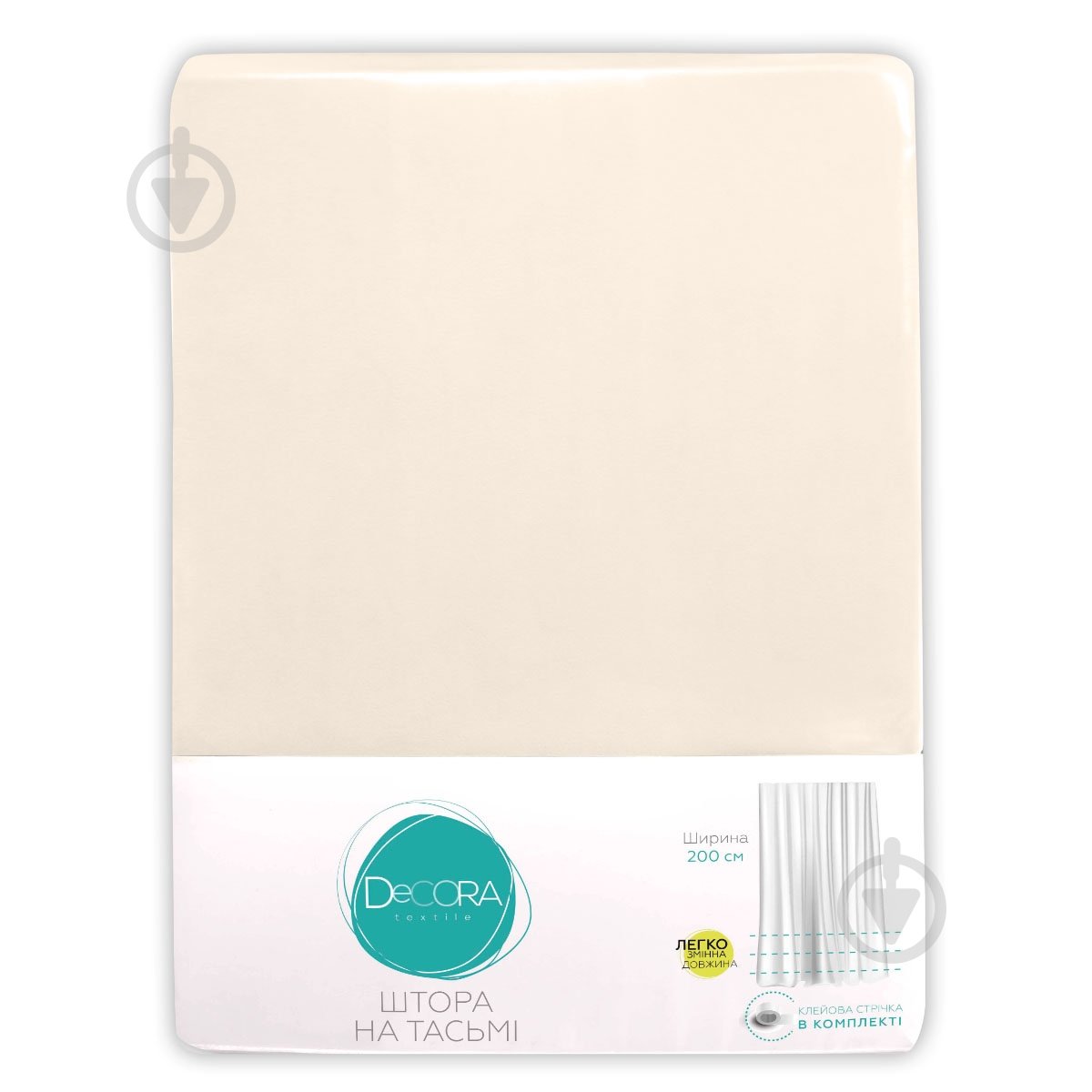 Штора VELOUR 150х275 молочный Decora textile - фото 3