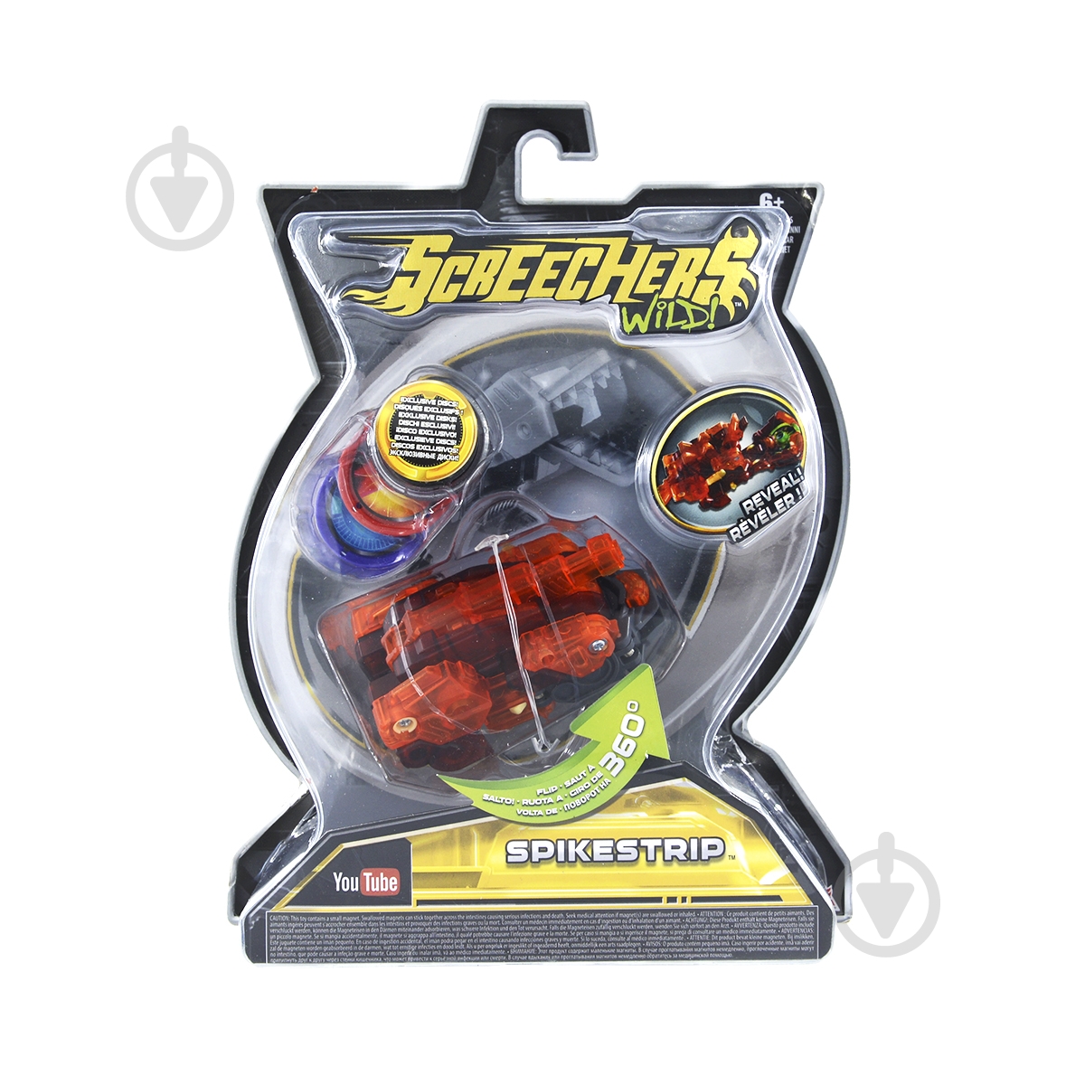 Игрушка Screechers Wild Машинка-трансформер L 2 - СПАЙКСТРИП - фото 4 Игрушка Screechers Wild Машинка-трансформер L 2 - СПАЙКСТРИП - фото 4