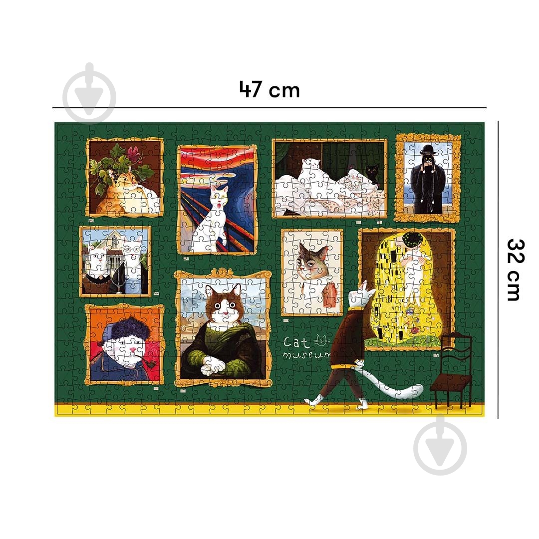 Пазлы InnaRuda Кошачий музей orner-1627 - фото 4 Пазлы InnaRuda Кошачий музей orner-1627 - фото 4