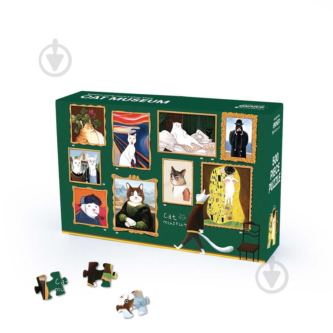 Пазлы InnaRuda Кошачий музей orner-1627 - фото 1 Пазлы InnaRuda Кошачий музей orner-1627 - фото 1