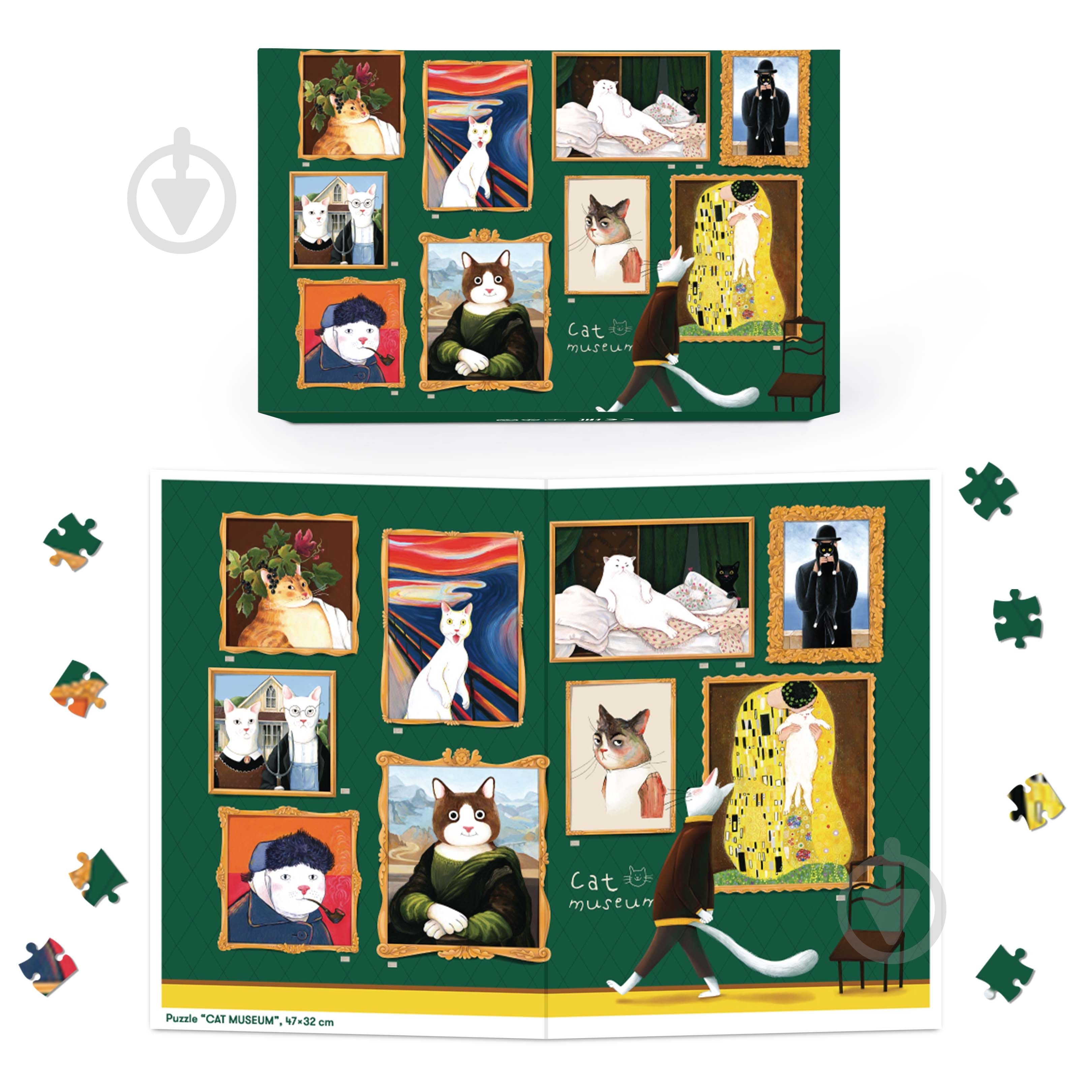 Пазлы InnaRuda Кошачий музей orner-1627 - фото 5 Пазлы InnaRuda Кошачий музей orner-1627 - фото 5