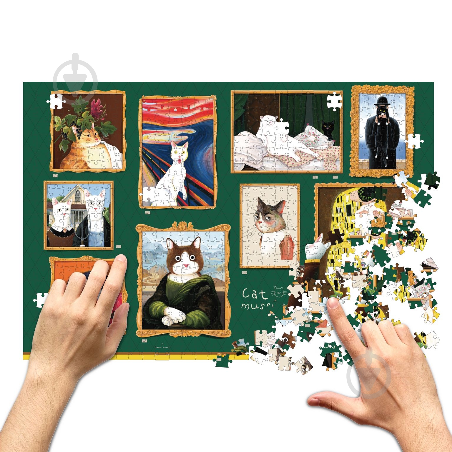 Пазлы InnaRuda Кошачий музей orner-1627 - фото 6 Пазлы InnaRuda Кошачий музей orner-1627 - фото 6