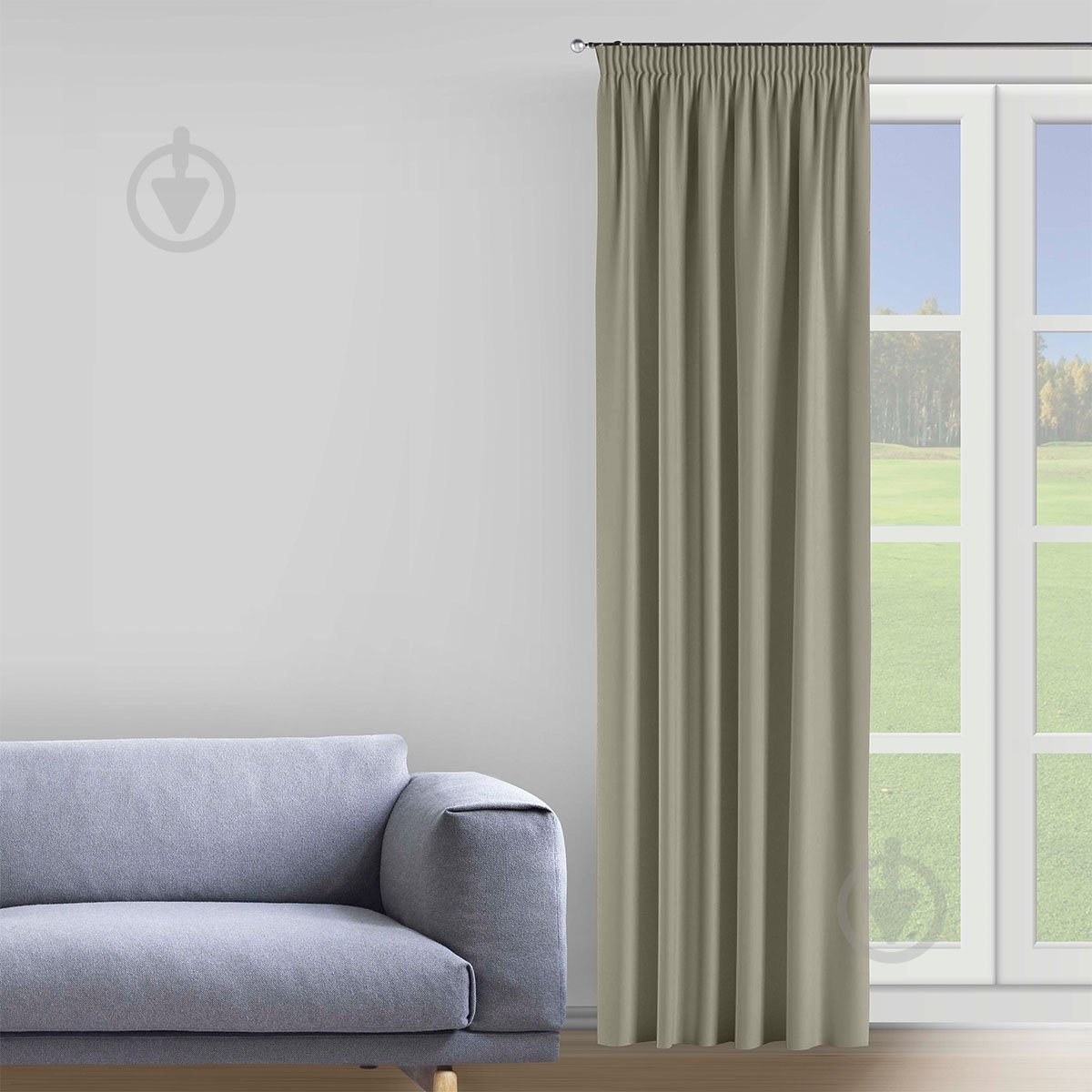 Штора VELOUR 150х275 песок Decora textile - фото 1