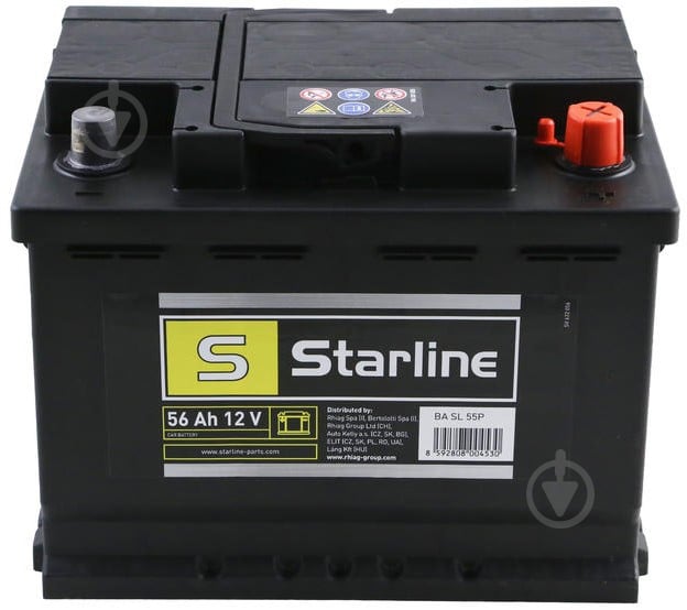 Акумулятор автомобільний STARLINE BA SL 55P 66Ah 480A 12V «+» праворуч (BA SL 55P) - фото 2 Акумулятор автомобільний STARLINE BA SL 55P 66Ah 480A 12V «+» праворуч (BA SL 55P) - фото 2