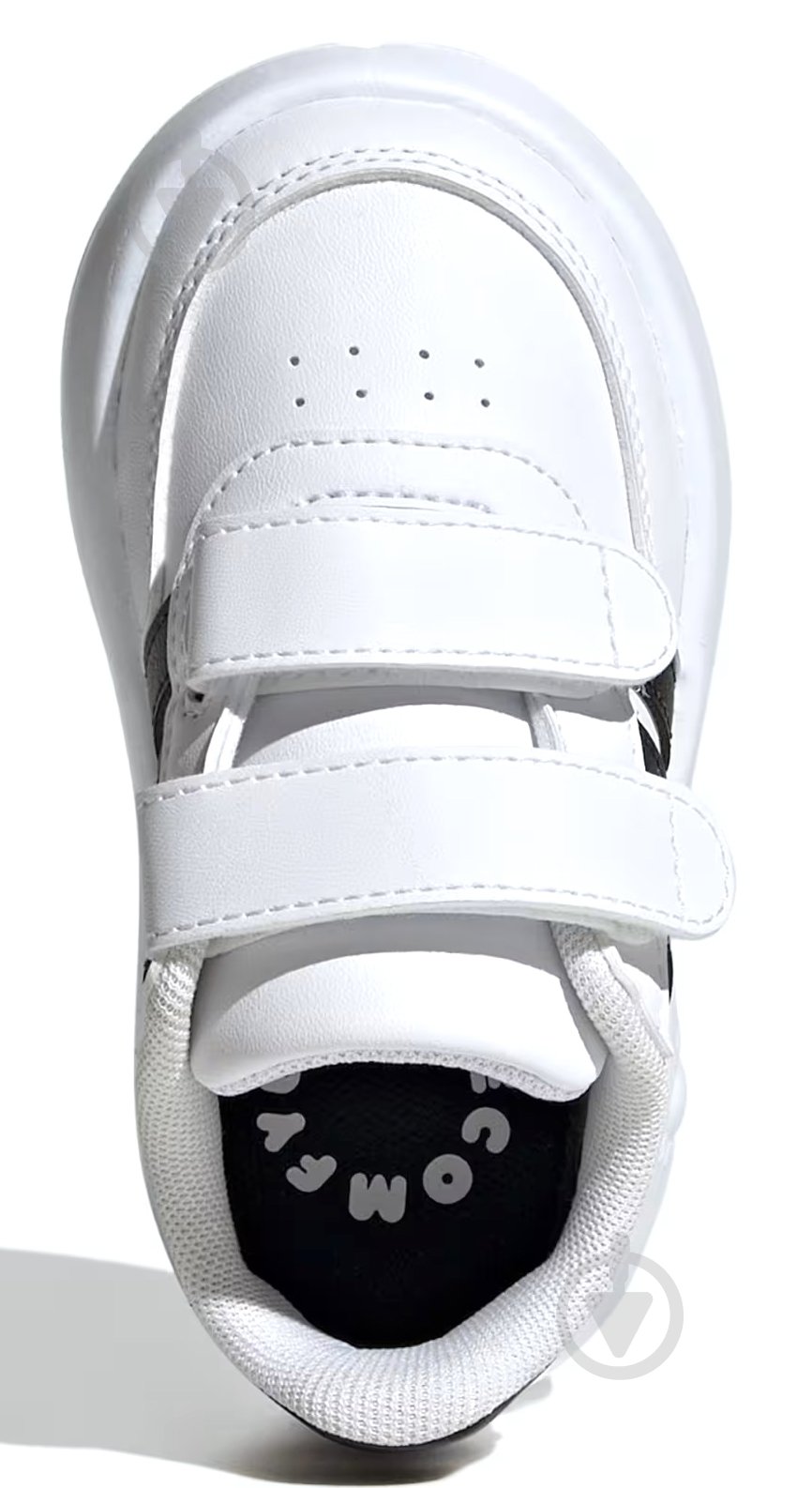 Кроссовки детские демисезонные Adidas BREAKNET 2.0 CF I ID5276 р.23,5 белые - фото 5