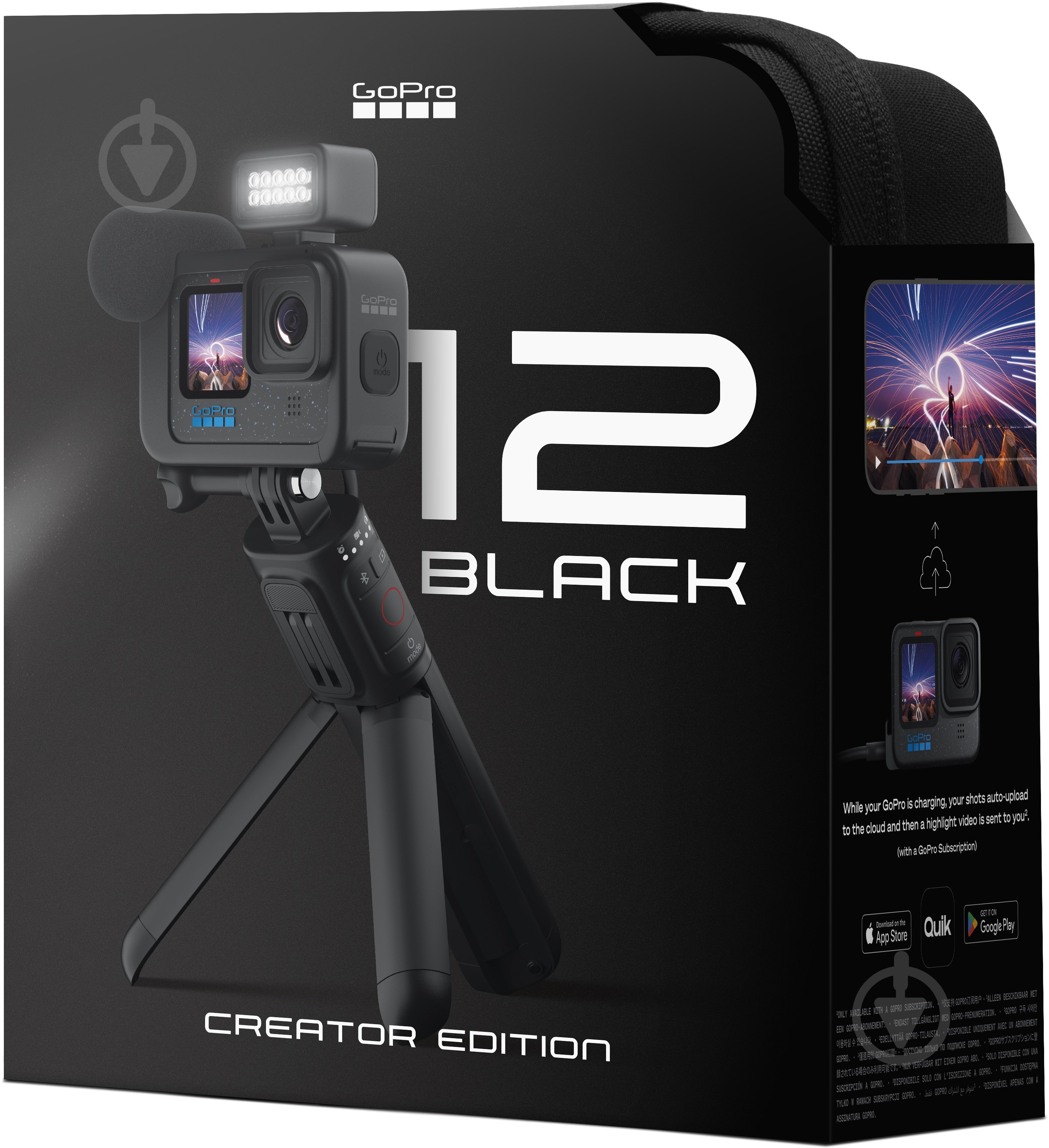 Екшн-камера GoPro HERO12 Creator Edition black (CHDFB-121-EU) - фото 14 Екшн-камера GoPro HERO12 Creator Edition black (CHDFB-121-EU) - фото 14