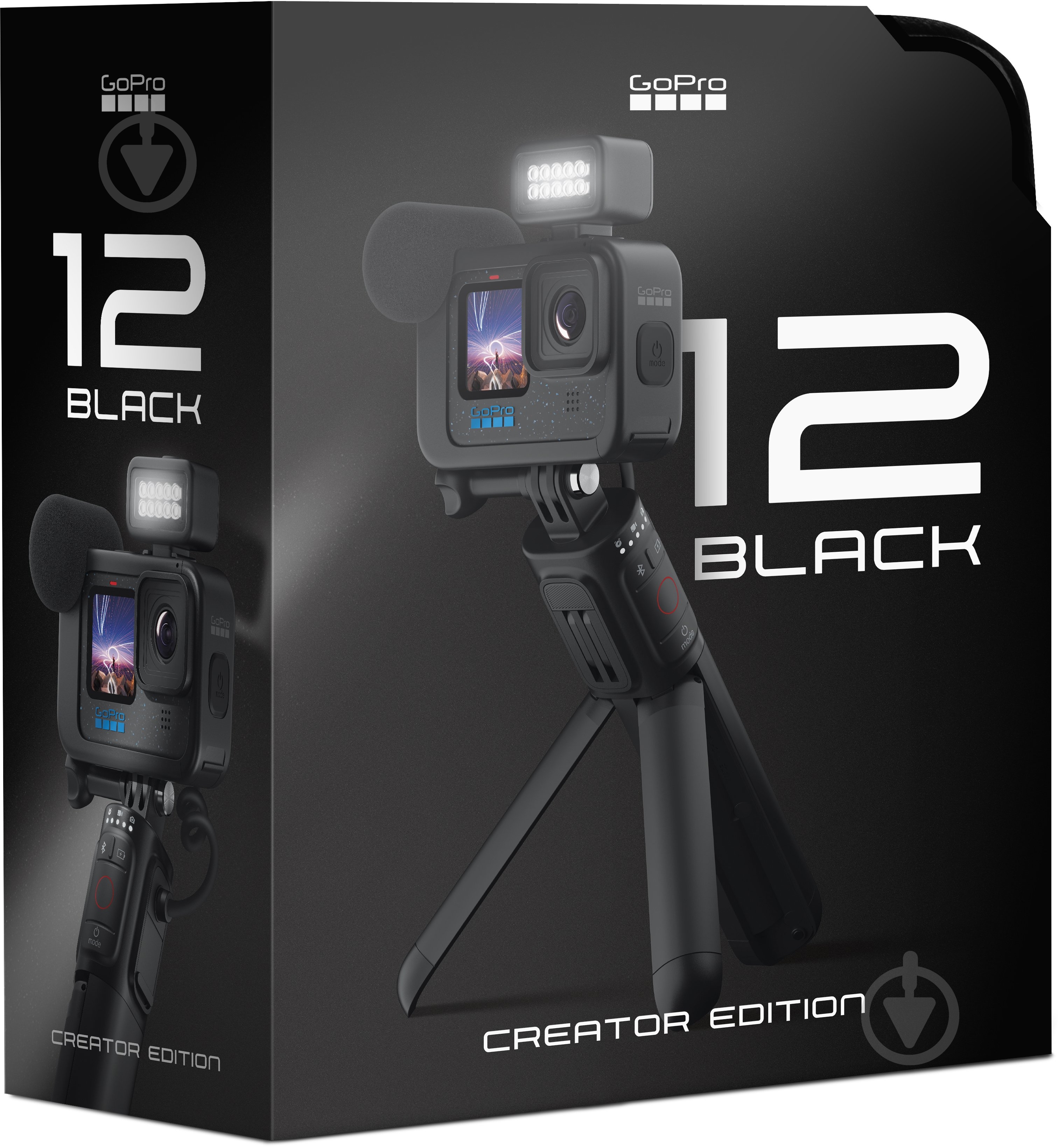 Екшн-камера GoPro HERO12 Creator Edition black (CHDFB-121-EU) - фото 13 Екшн-камера GoPro HERO12 Creator Edition black (CHDFB-121-EU) - фото 13
