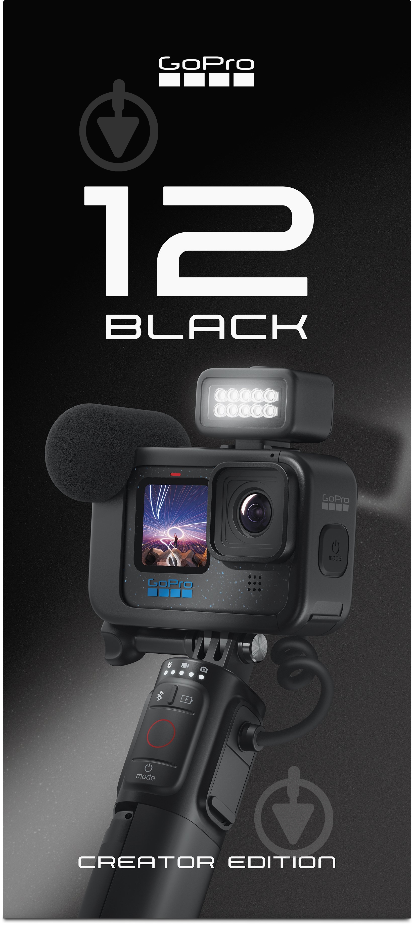 Екшн-камера GoPro HERO12 Creator Edition black (CHDFB-121-EU) - фото 18 Екшн-камера GoPro HERO12 Creator Edition black (CHDFB-121-EU) - фото 18